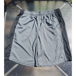 Leg3nd Men's 2xl Black Grey Athleisure Shorts